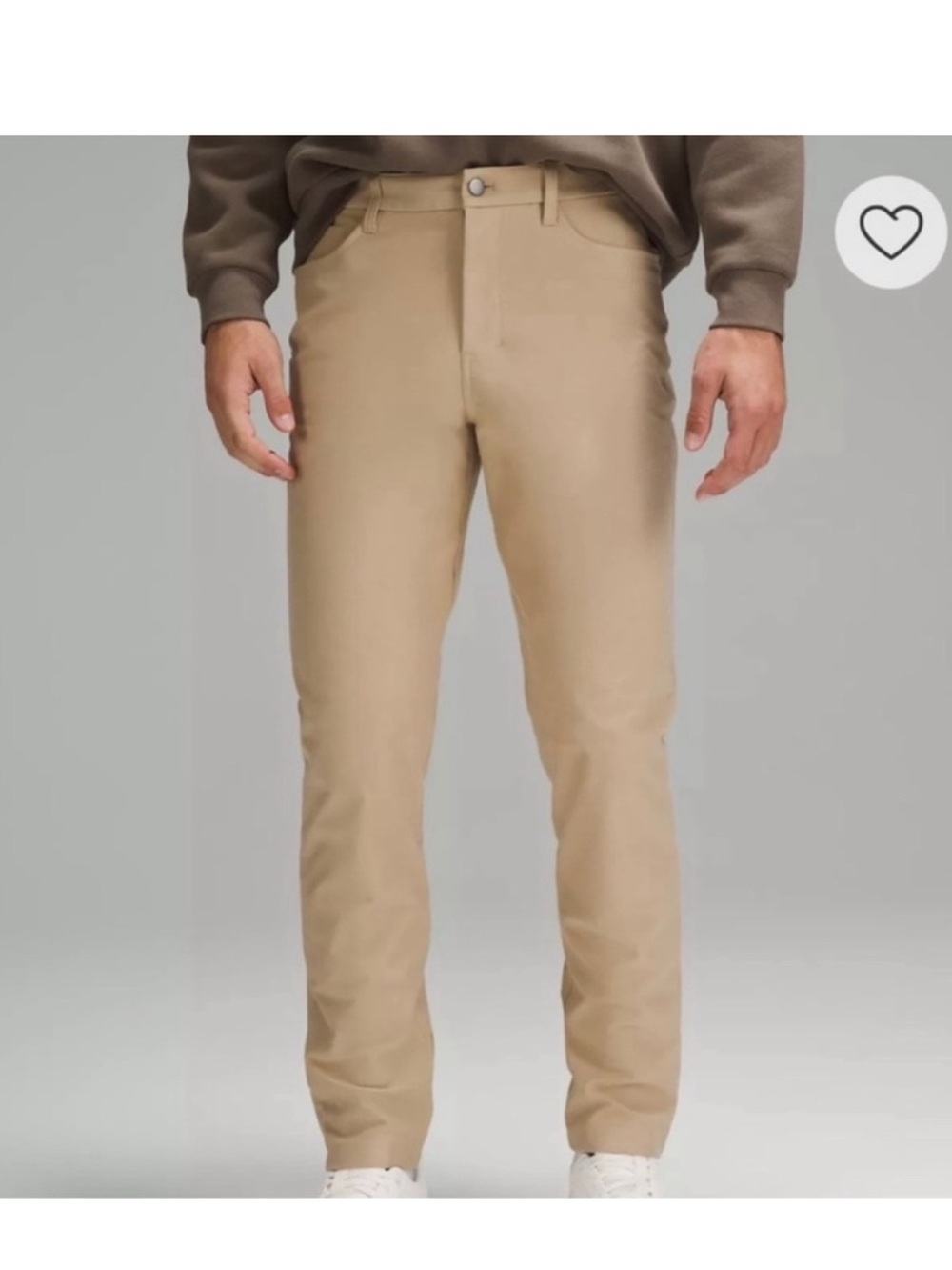 Mens Lululemon ABC Beige Cream Classic Fit 30 x 31 Pants work office career